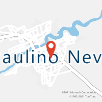 Mapa com localização da Agência AC PAULINO NEVES