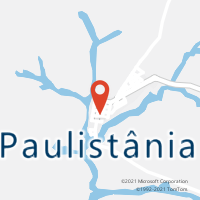 Mapa com localização da Agência AC PAULISTANIA