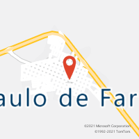 Mapa com localização da Agência AC PAULO DE FARIA