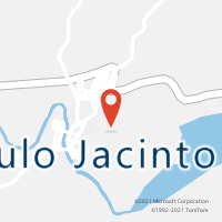 Mapa com localização da Agência AC PAULO JACINTO