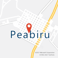 Mapa com localização da Agência AC PEABIRU