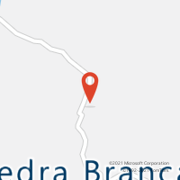 Mapa com localização da Agência AC PEDRA BRANCA