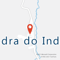 Mapa com localização da Agência AC PEDRA DO INDAIA