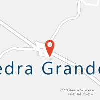 Mapa com localização da Agência AC PEDRA GRANDE