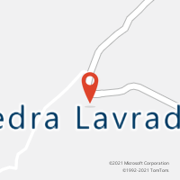 Mapa com localização da Agência AC PEDRA LAVRADA
