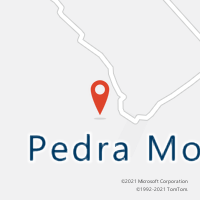 Mapa com localização da Agência AC PEDRA MOLE
