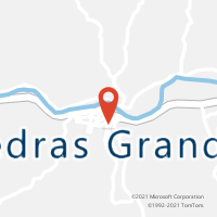 Mapa com localização da Agência AC PEDRAS GRANDES