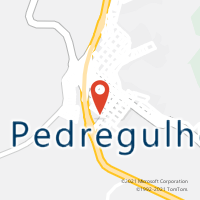 Mapa com localização da Agência AC PEDREGULHO