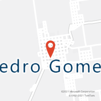 Mapa com localização da Agência AC PEDRO GOMES