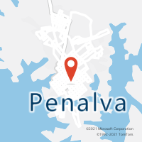 Mapa com localização da Agência AC PENALVA