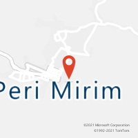 Mapa com localização da Agência AC PERI MIRIM