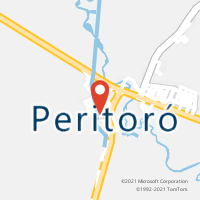 Mapa com localização da Agência AC PERITORO