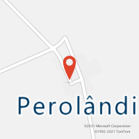 Mapa com localização da Agência AC PEROLANDIA