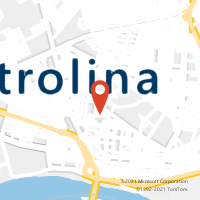 Mapa com localização da Agência AC PETROLINA