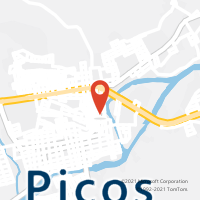 Mapa com localização da Agência AC PICOS