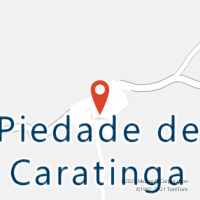 Mapa com localização da Agência AC PIEDADE DE CARATINGA