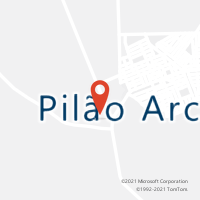 Mapa com localização da Agência AC PILAO ARCADO