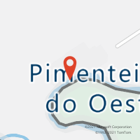 Mapa com localização da Agência AC PIMENTEIRAS