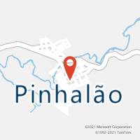 Mapa com localização da Agência AC PINHALAO