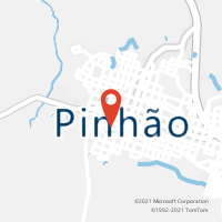 Mapa com localização da Agência AC PINHAO