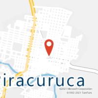 Mapa com localização da Agência AC PIRACURUCA