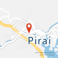 Mapa com localização da Agência AC PIRAI