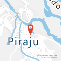 Mapa com localização da Agência AC PIRAJU