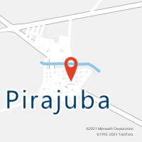 Mapa com localização da Agência AC PIRAJUBA