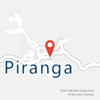 Mapa com localização da Agência AC PIRANGA