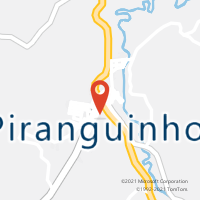 Mapa com localização da Agência AC PIRANGUINHO