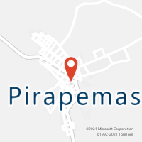 Mapa com localização da Agência AC PIRAPEMAS