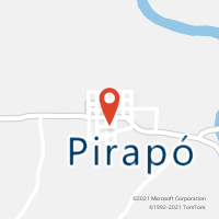 Mapa com localização da Agência AC PIRAPO