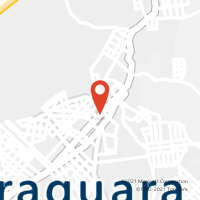 Mapa com localização da Agência AC PIRAQUARA