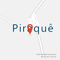 Mapa com localização da Agência AC PIRAQUE