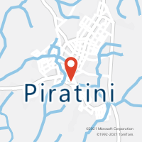 Mapa com localização da Agência AC PIRATINI