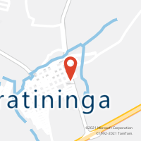 Mapa com localização da Agência AC PIRATININGA