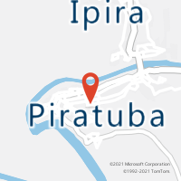 Mapa com localização da Agência AC PIRATUBA