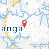 Mapa com localização da Agência AC PITANGA