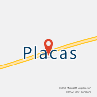 Mapa com localização da Agência AC PLACAS