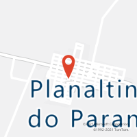 Mapa com localização da Agência AC PLANALTINA DO PARANA
