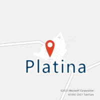 Mapa com localização da Agência AC PLATINA