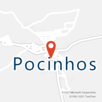 Mapa com localização da Agência AC POCINHOS