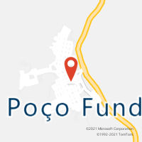 Mapa com localização da Agência AC POCO FUNDO