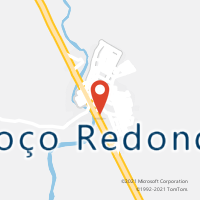 Mapa com localização da Agência AC POCO REDONDO