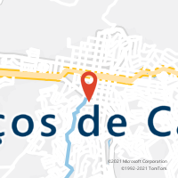 Mapa com localização da Agência AC POCOS DE CALDAS