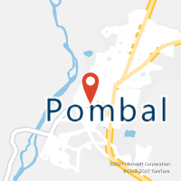 Mapa com localização da Agência AC POMBAL
