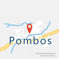 Mapa com localização da Agência AC POMBOS