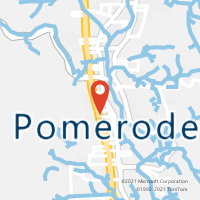 Mapa com localização da Agência AC POMERODE