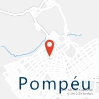 Mapa com localização da Agência AC POMPEU