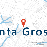 Mapa com localização da Agência AC PONTA GROSSA